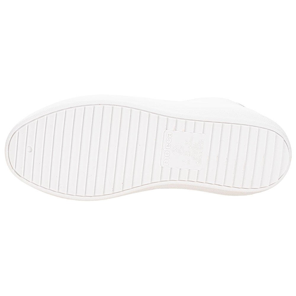 TÊNIS FEMININO CASUAL MOLECA 5830101 Branco 4