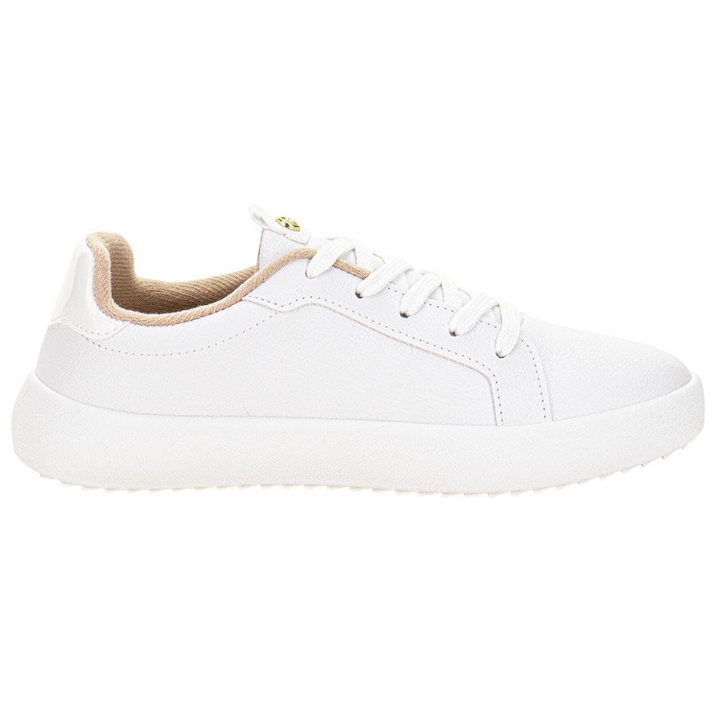 TÊNIS FEMININO CASUAL MOLECA 5830101 Branco 5