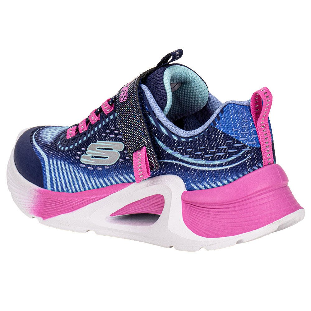 TÊNIS INFANTIL TIDE TECH SKECHERS 303896 Azul/Rosa 3