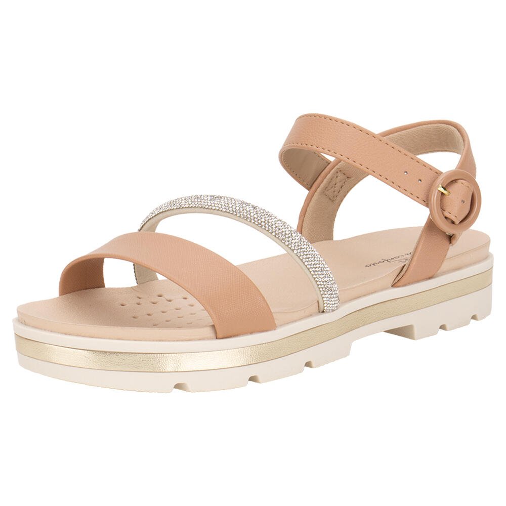 SANDÁLIA FEMININA FLAT MODARE 7132144 Salmão 1