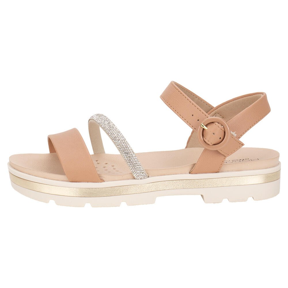 SANDÁLIA FEMININA FLAT MODARE 7132144 Salmão 2