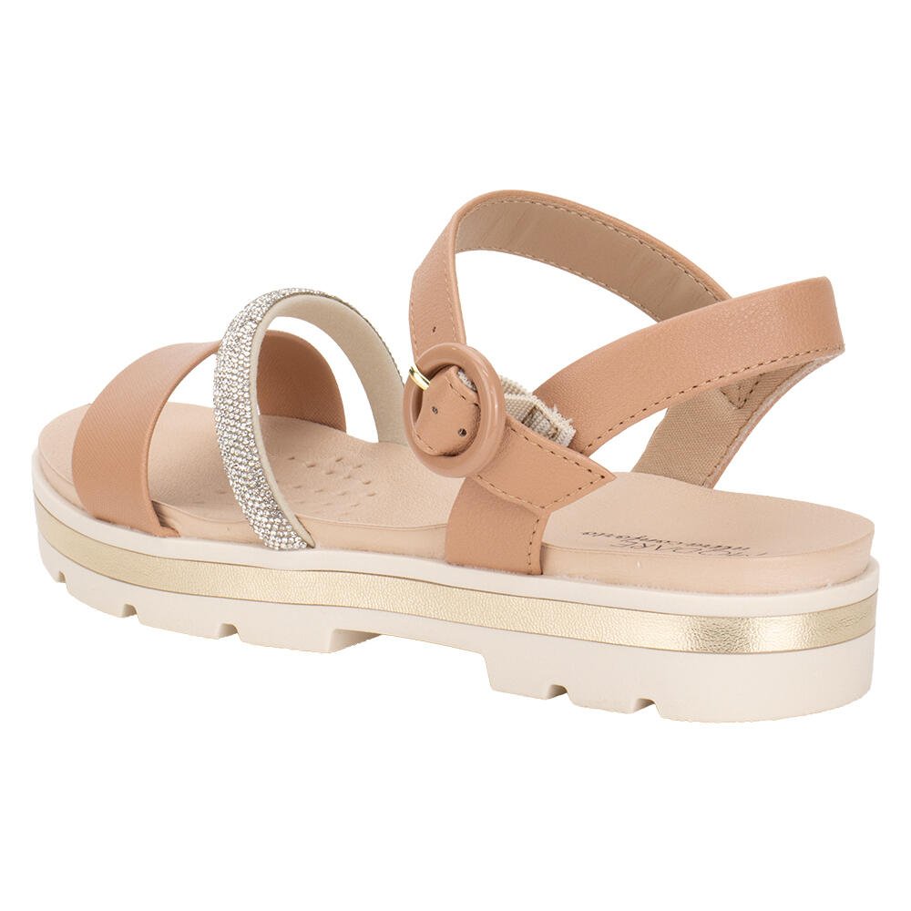 SANDÁLIA FEMININA FLAT MODARE 7132144 Salmão 3