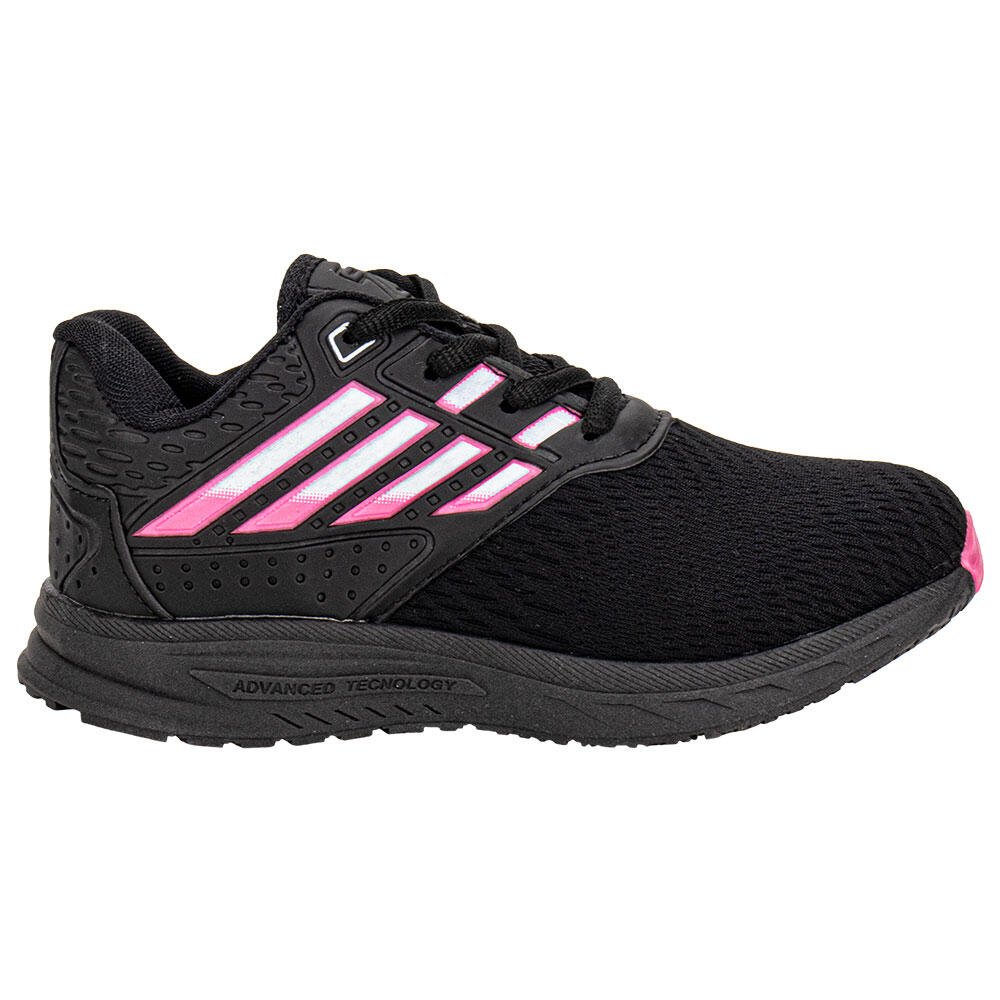 TÊNIS INFANTIL ZEUZ 99RX-I Preto/Rosa 5