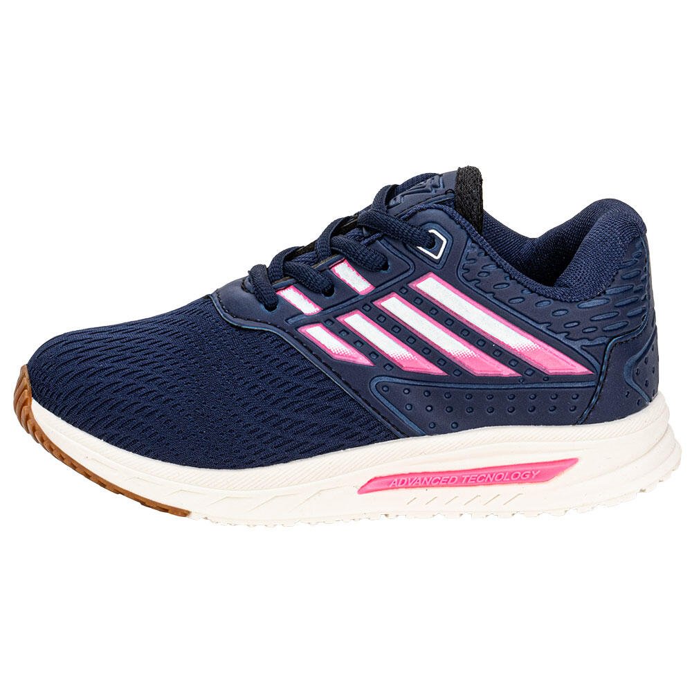TÊNIS INFANTIL ZEUZ 99RX-I Azul/Rosa 2