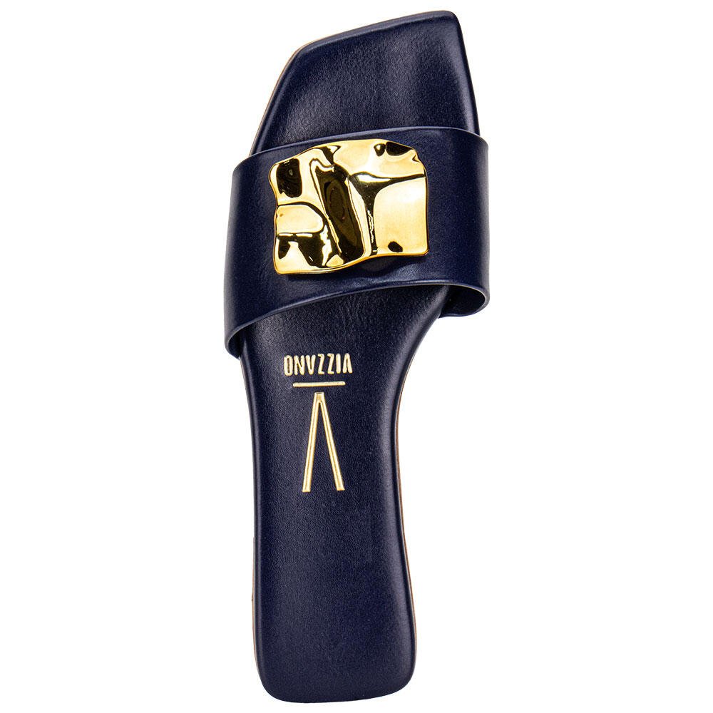 TAMANCO FEMININO FLAT VIZZANO 6553100 Azul Marinho 5