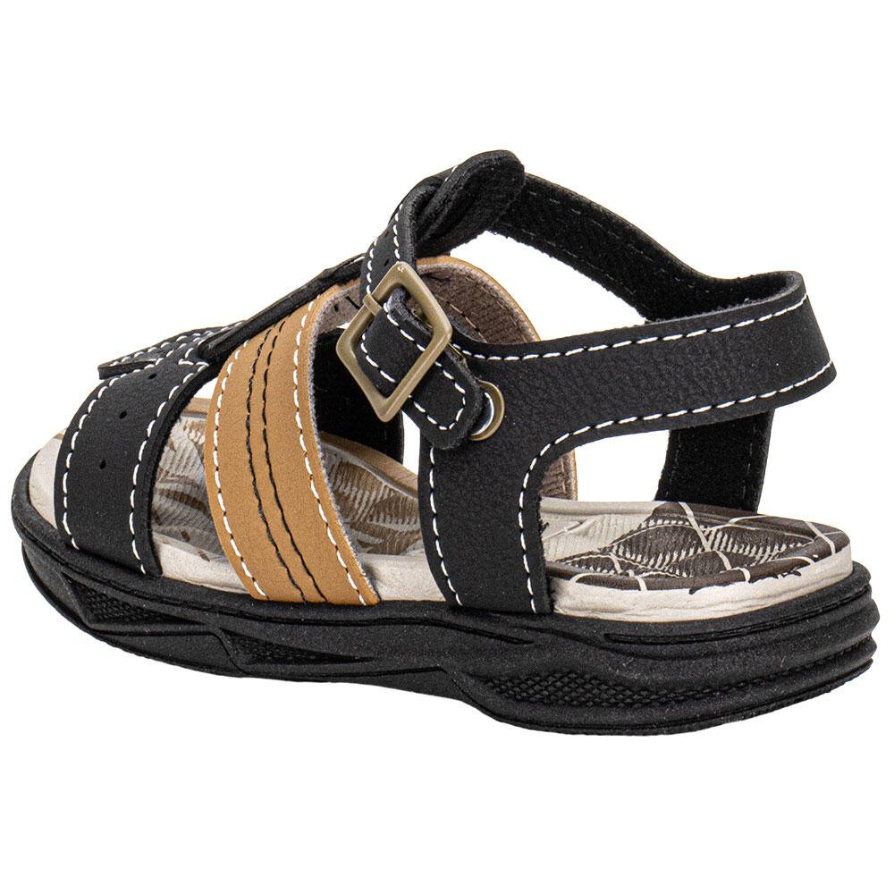 PAPETE INFANTIL MOLEKINHO 2140750 Preto/Bege 3