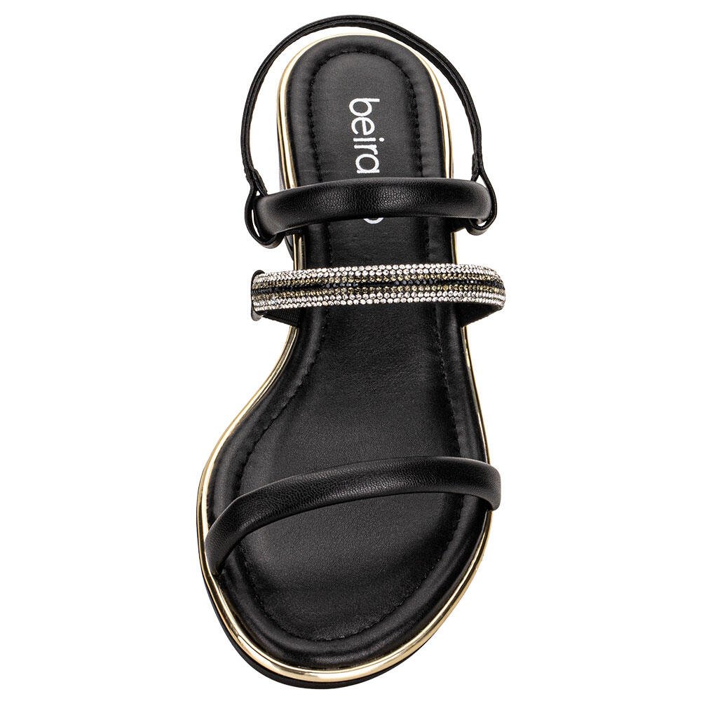 SANDÁLIA FEMININA SALTO GROSSO BEIRA RIO 8379237 Preto 5