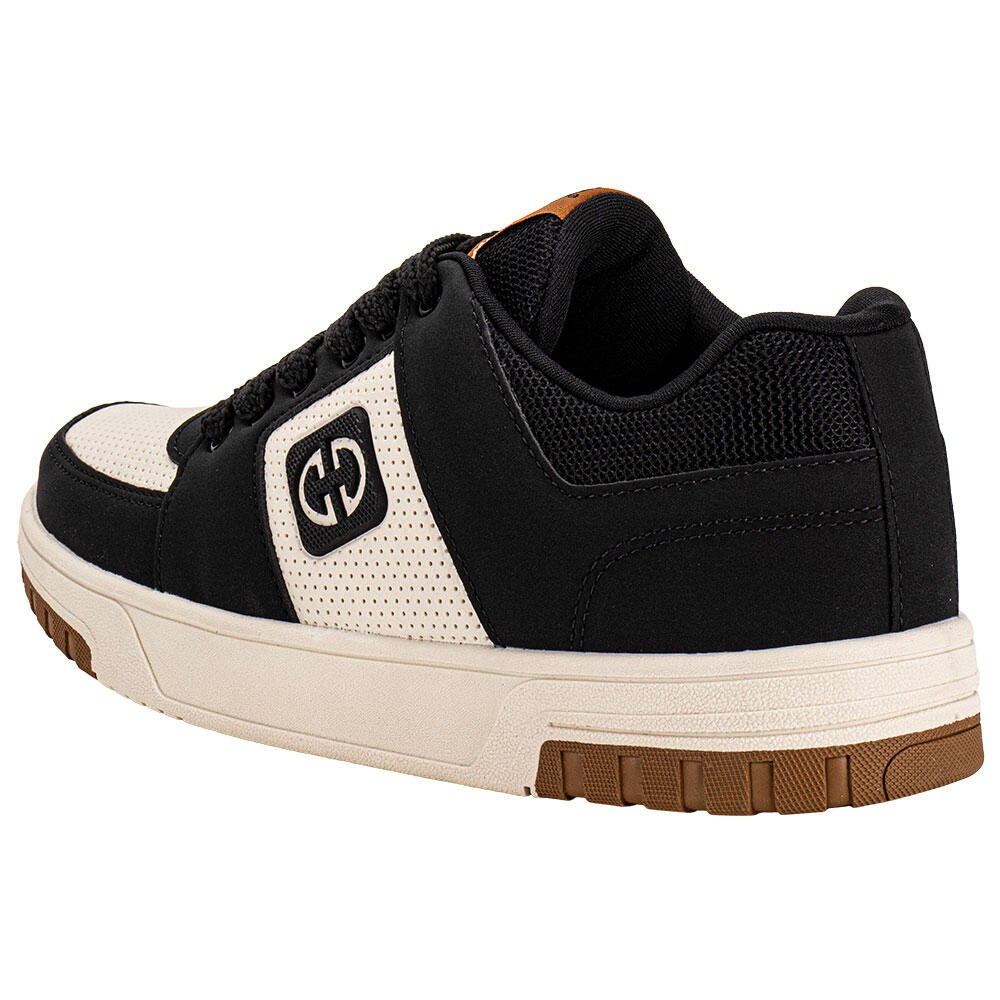 TÊNIS MASCULINO FURIOUS 3 OLLIE 0401 Preto/Bege 3