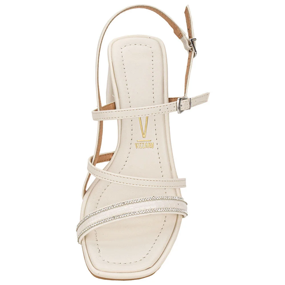 SANDÁLIA FEMININA SALTO GROSSO VIZZANO 6530108 Branco 5