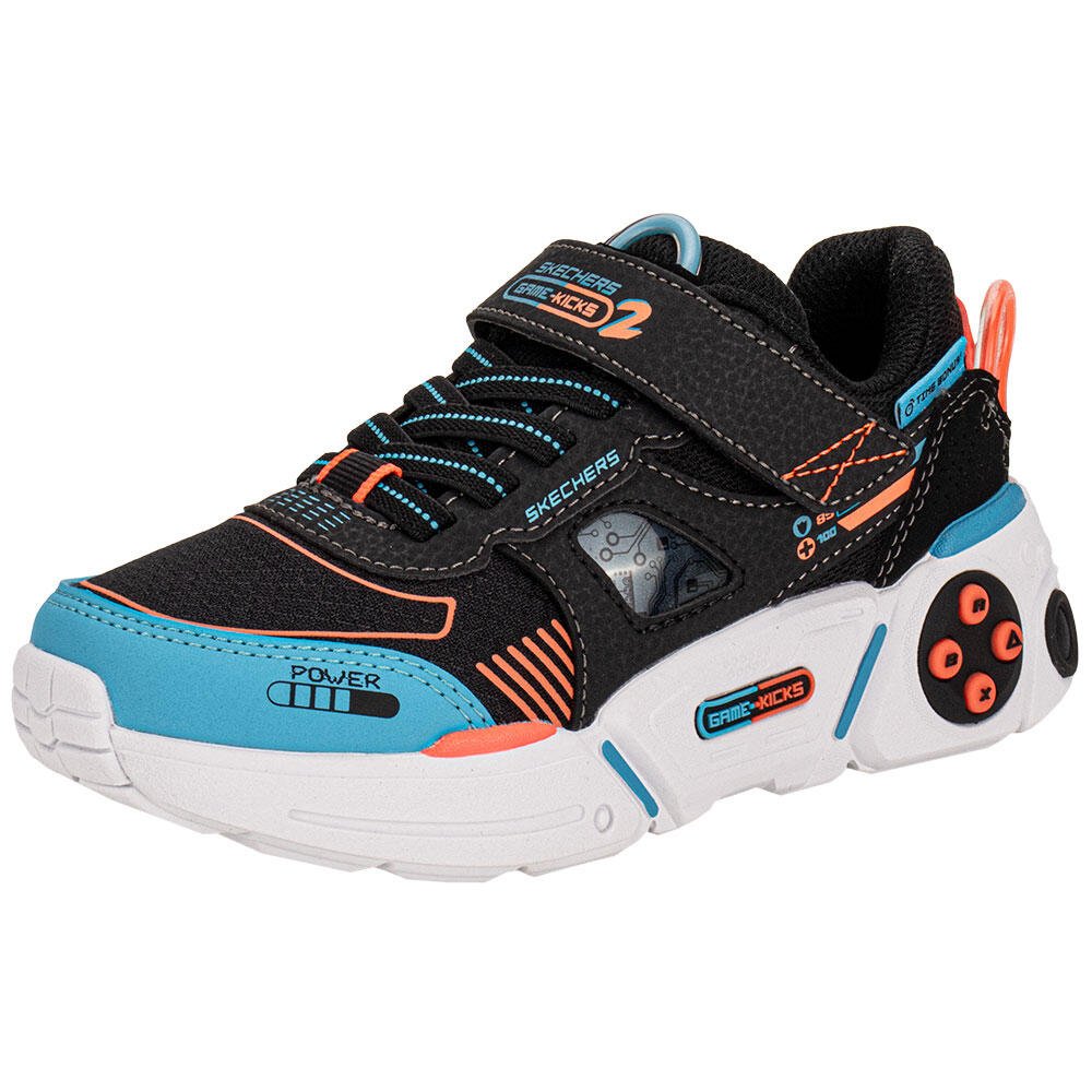 TÊNIS INFANTIL GAME KICKS: GAMETRONIX 2.0 SKECHERS 402270L