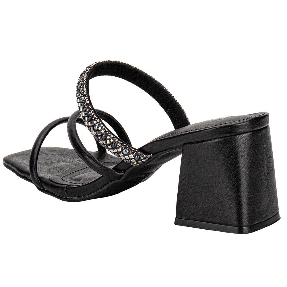 TAMANCO FEMININO SALTO GROSSO VIA MARTE 100021 Preto 3