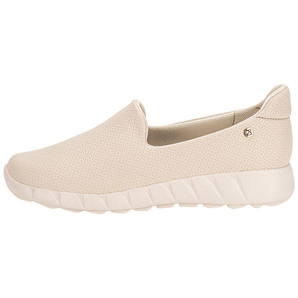 TÊNIS FEMININO SLIP ON PICCADILLY 970103 Marfim 2