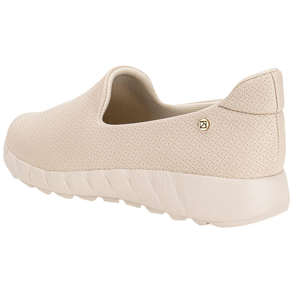 TÊNIS FEMININO SLIP ON PICCADILLY 970103 Marfim 3