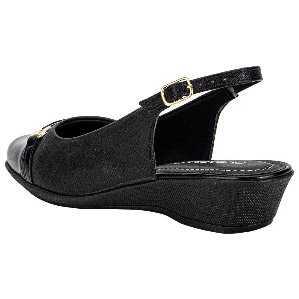 SAPATO FEMININO ANABELA PICCADILLY 143246 Preto 3