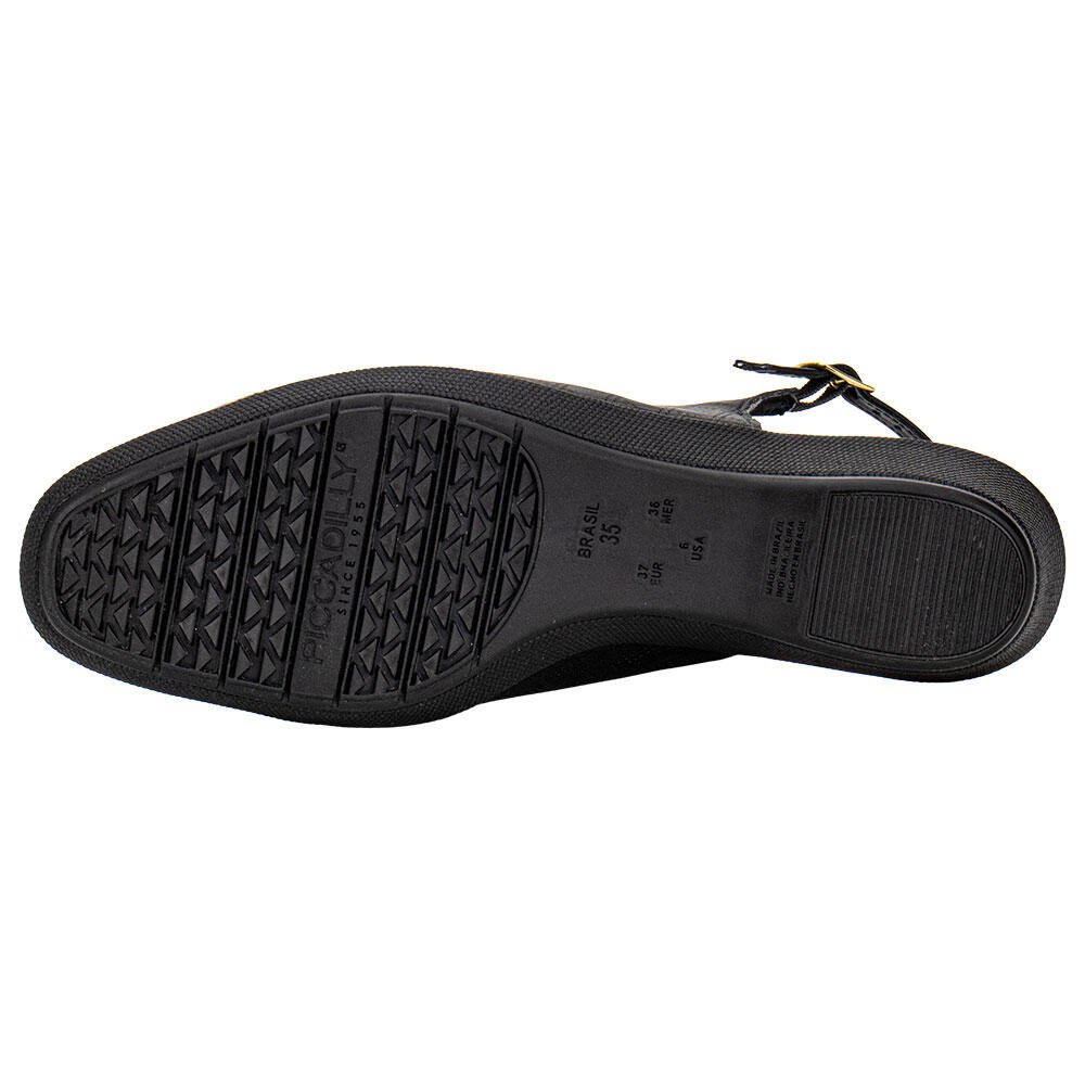 SAPATO FEMININO ANABELA PICCADILLY 143246 Preto 4