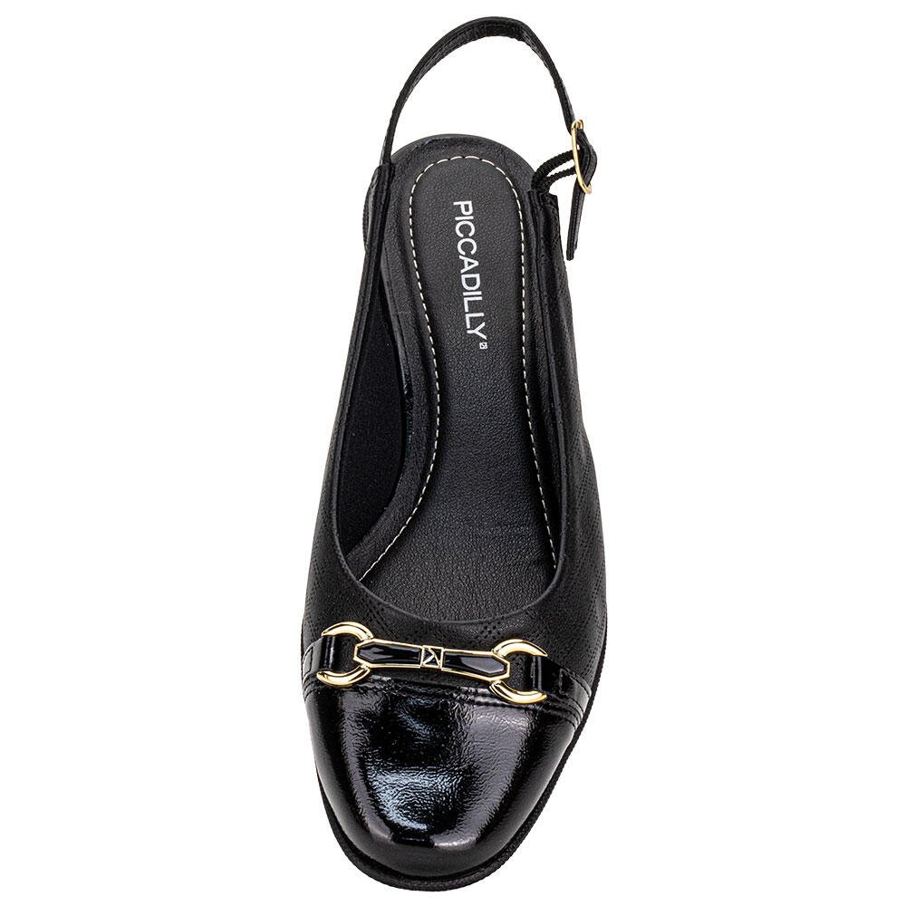 SAPATO FEMININO ANABELA PICCADILLY 143246 Preto 5