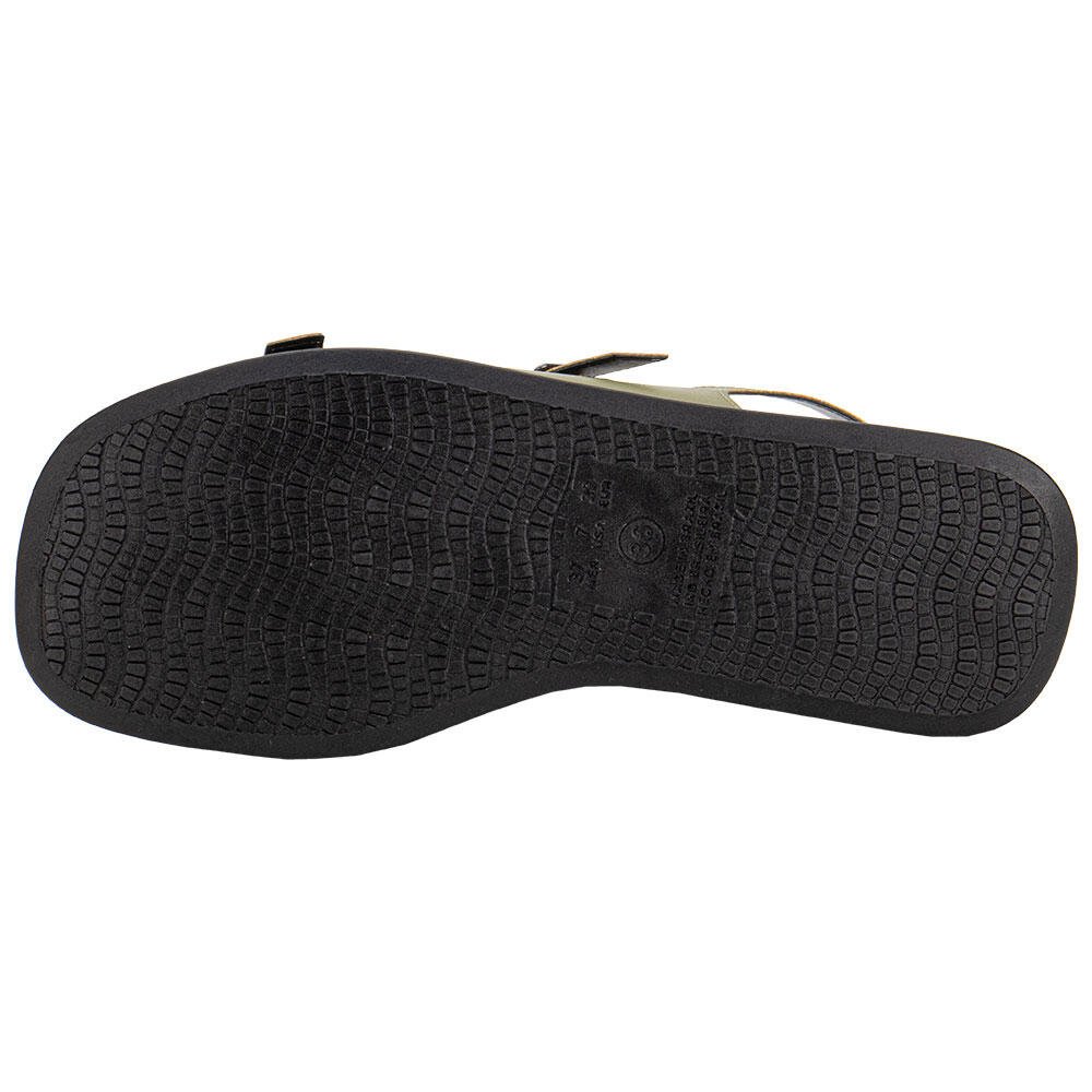 SANDÁLIA FEMININA FLAT VIA SCARPA 174418588 Verde 4