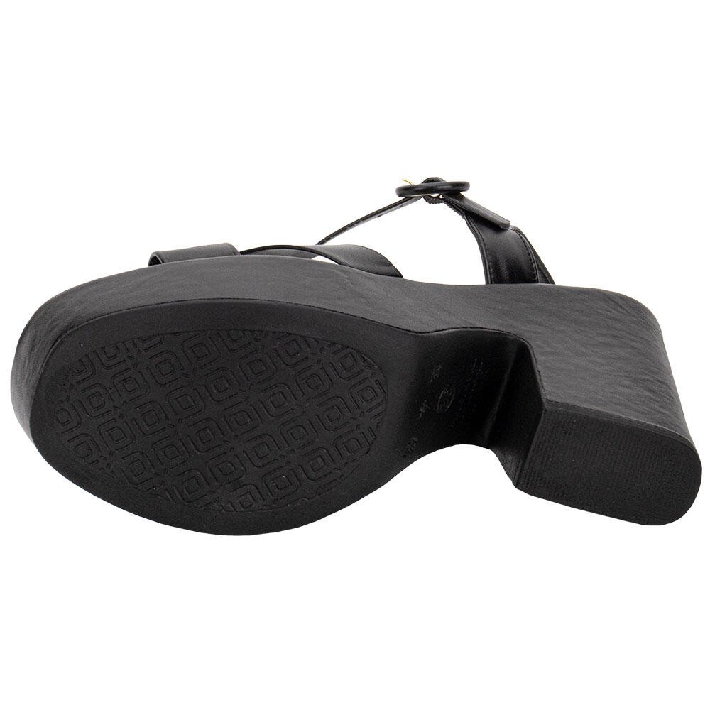 SANDÁLIA FEMININA MEIA PATA VIA SCARPA 131012723 Preto 4