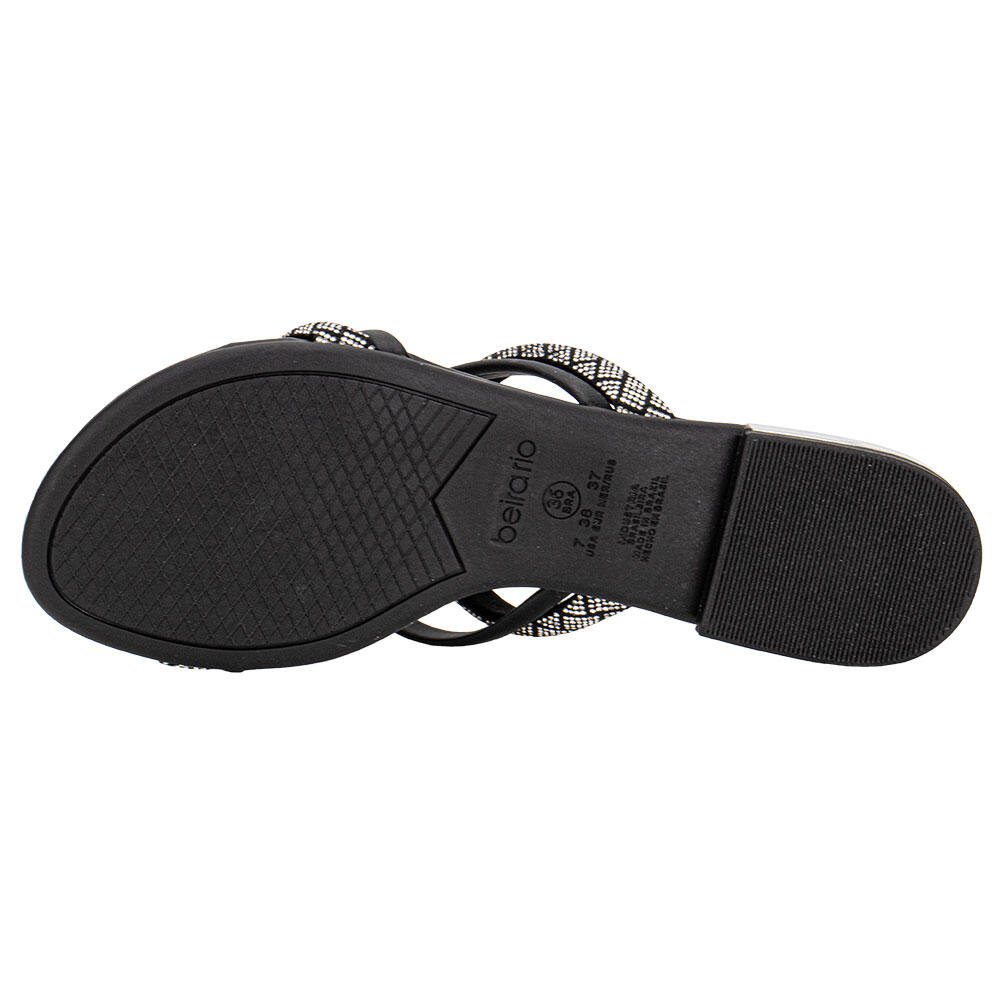 TAMANCO FEMININO FLAT BEIRA RIO 8263979 Preto 4