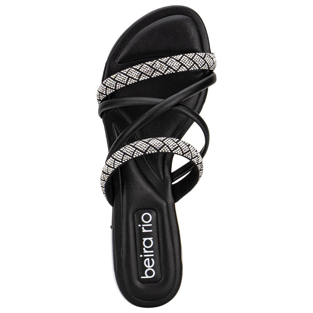 TAMANCO FEMININO FLAT BEIRA RIO 8263979 Preto 5