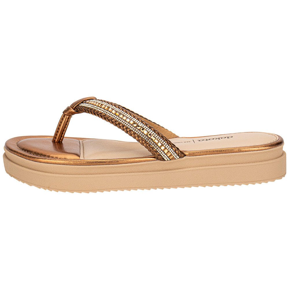 TAMANCO FEMININO FLAT DAKOTA Y8902 Bronze 2