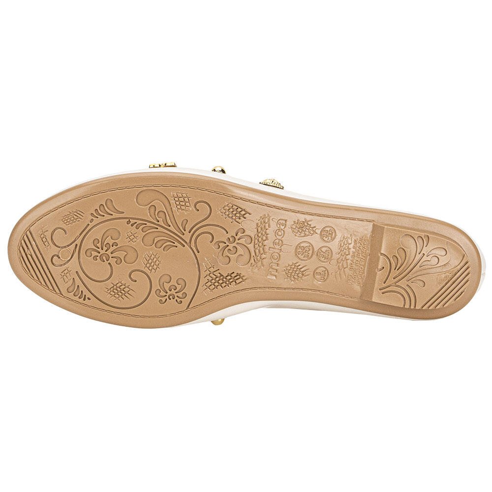 SAPATILHA FEMININA FLAT MOLECA 50271485 Marfim 4