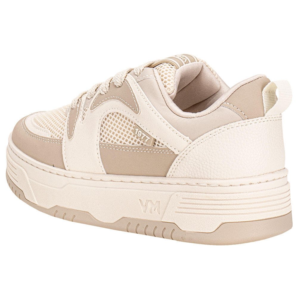 TÊNIS FEMININO CAUSAL VIA MARTE 225006 Bege 3