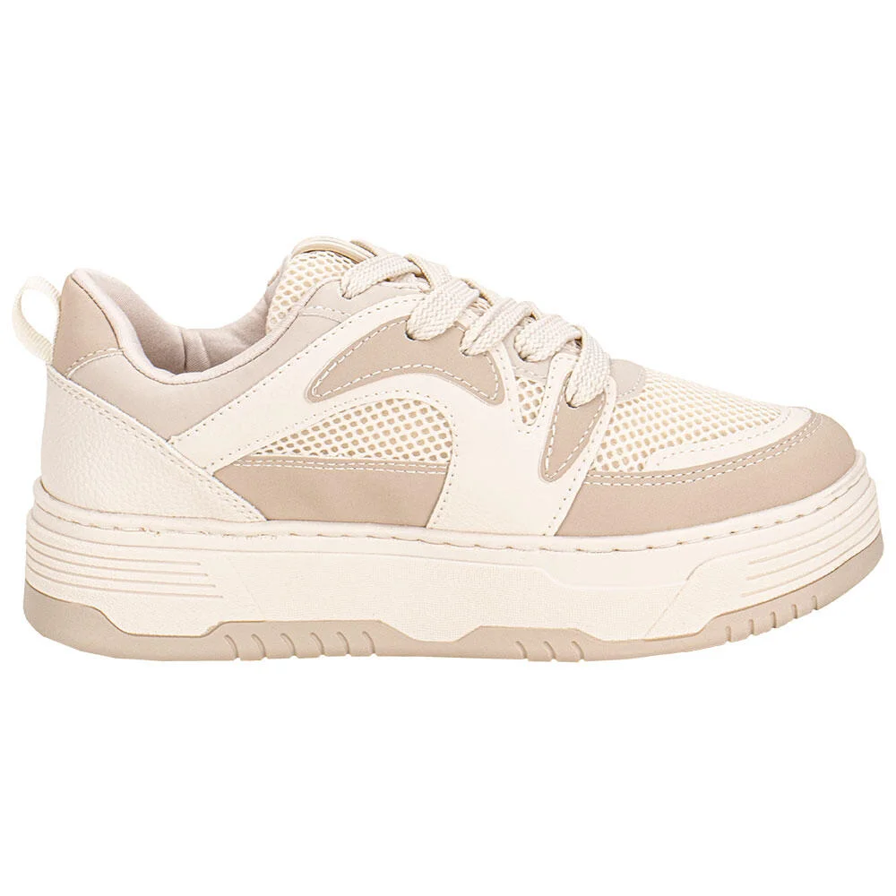 TÊNIS FEMININO CAUSAL VIA MARTE 225006 Bege 5
