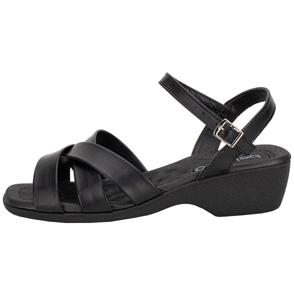 SANDÁLIA FEMININA SALTO GROSSO BEIRA RIO 8527111 Preto 2