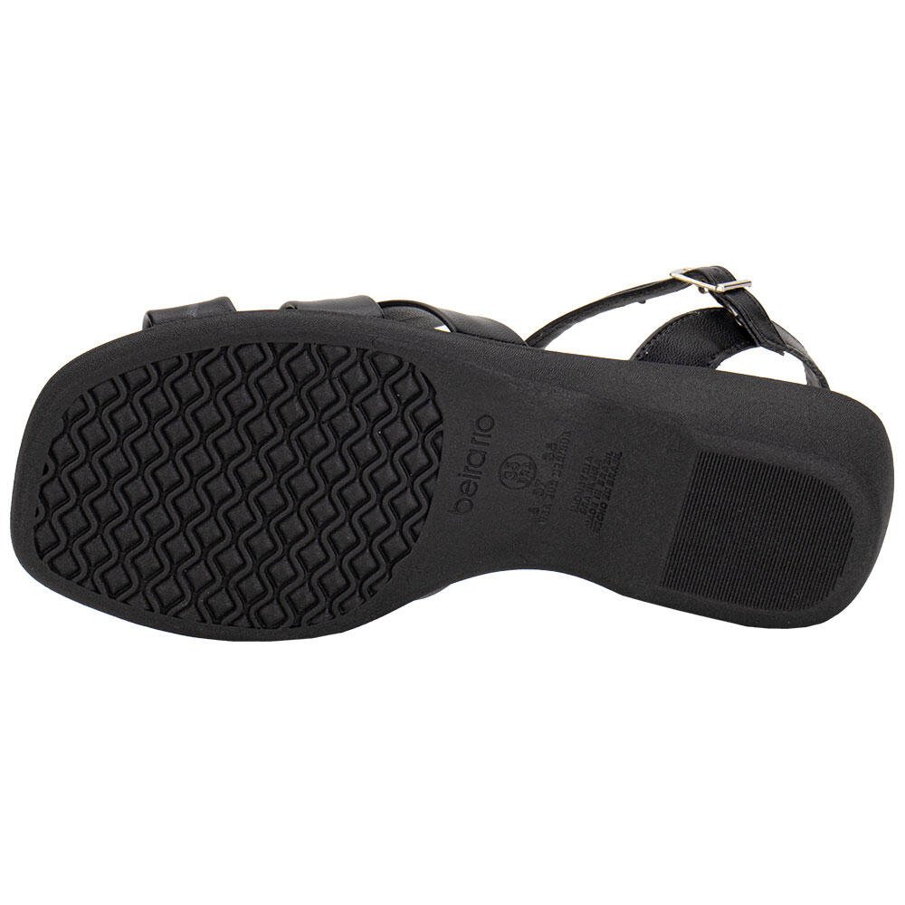 SANDÁLIA FEMININA SALTO GROSSO BEIRA RIO 8527111 Preto 4
