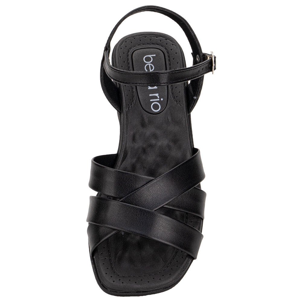 SANDÁLIA FEMININA SALTO GROSSO BEIRA RIO 8527111 Preto 5