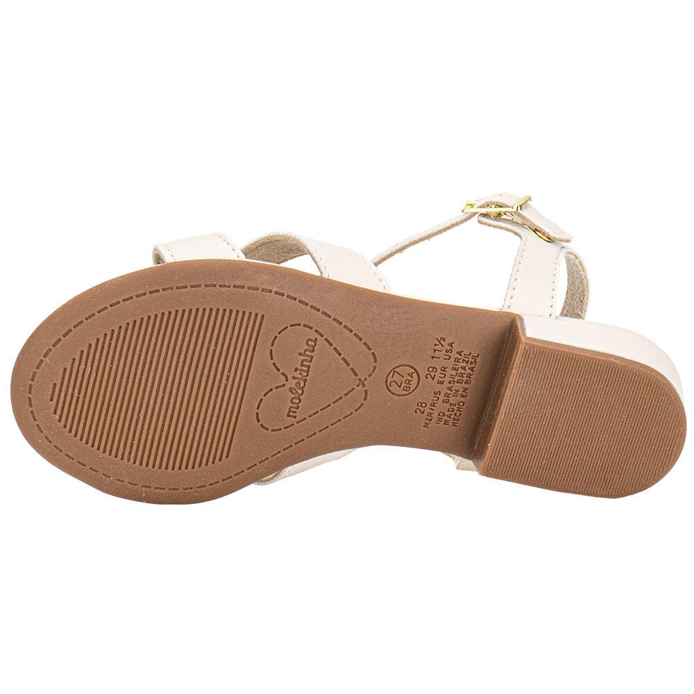 SANDÁLIA INFANTIL MOLEKINHA 2318148 Marfim 4