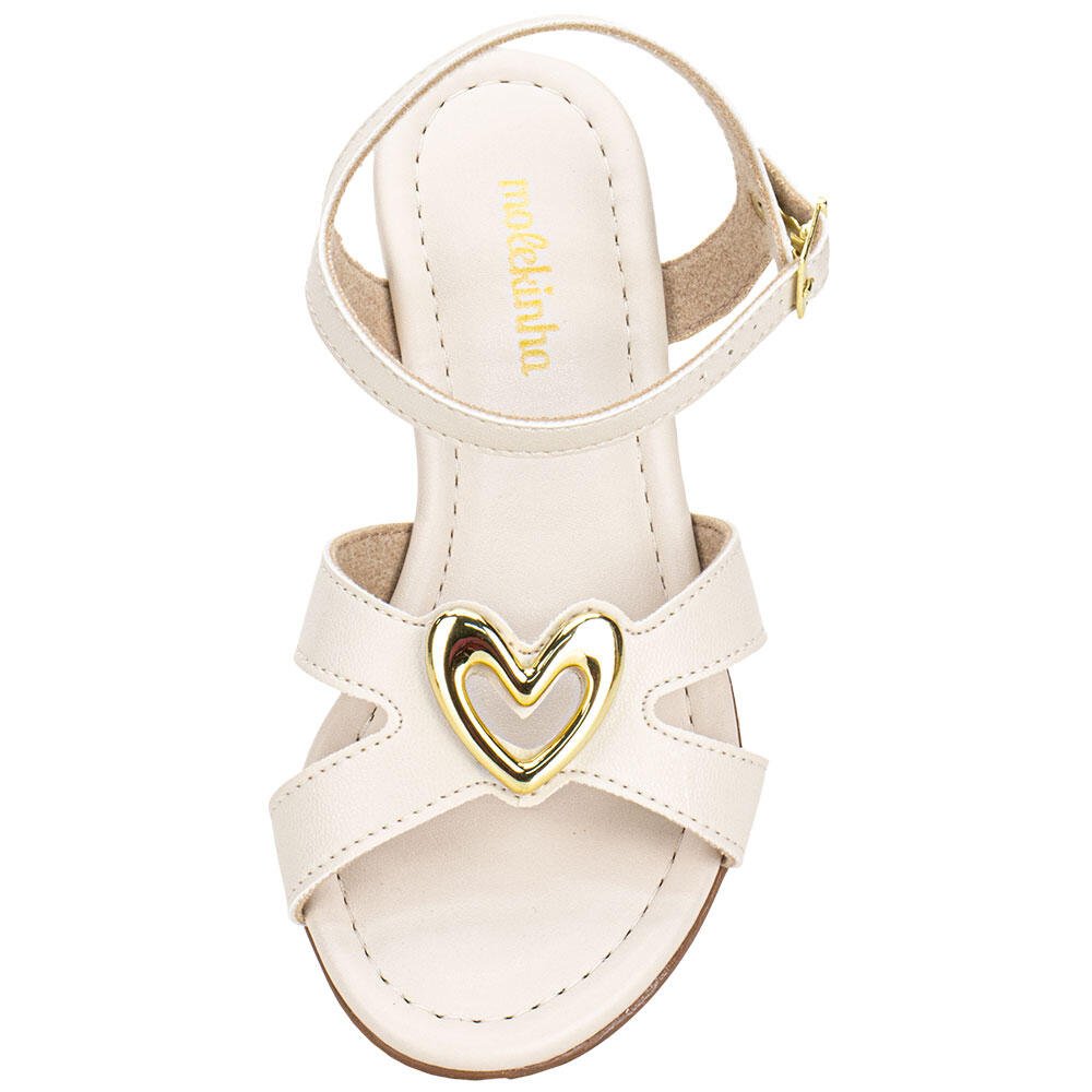 SANDÁLIA INFANTIL MOLEKINHA 2318148 Marfim 5