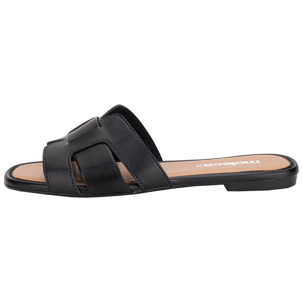TAMANCO FEMININO FLAT MOLECA 5435553 Preto 2