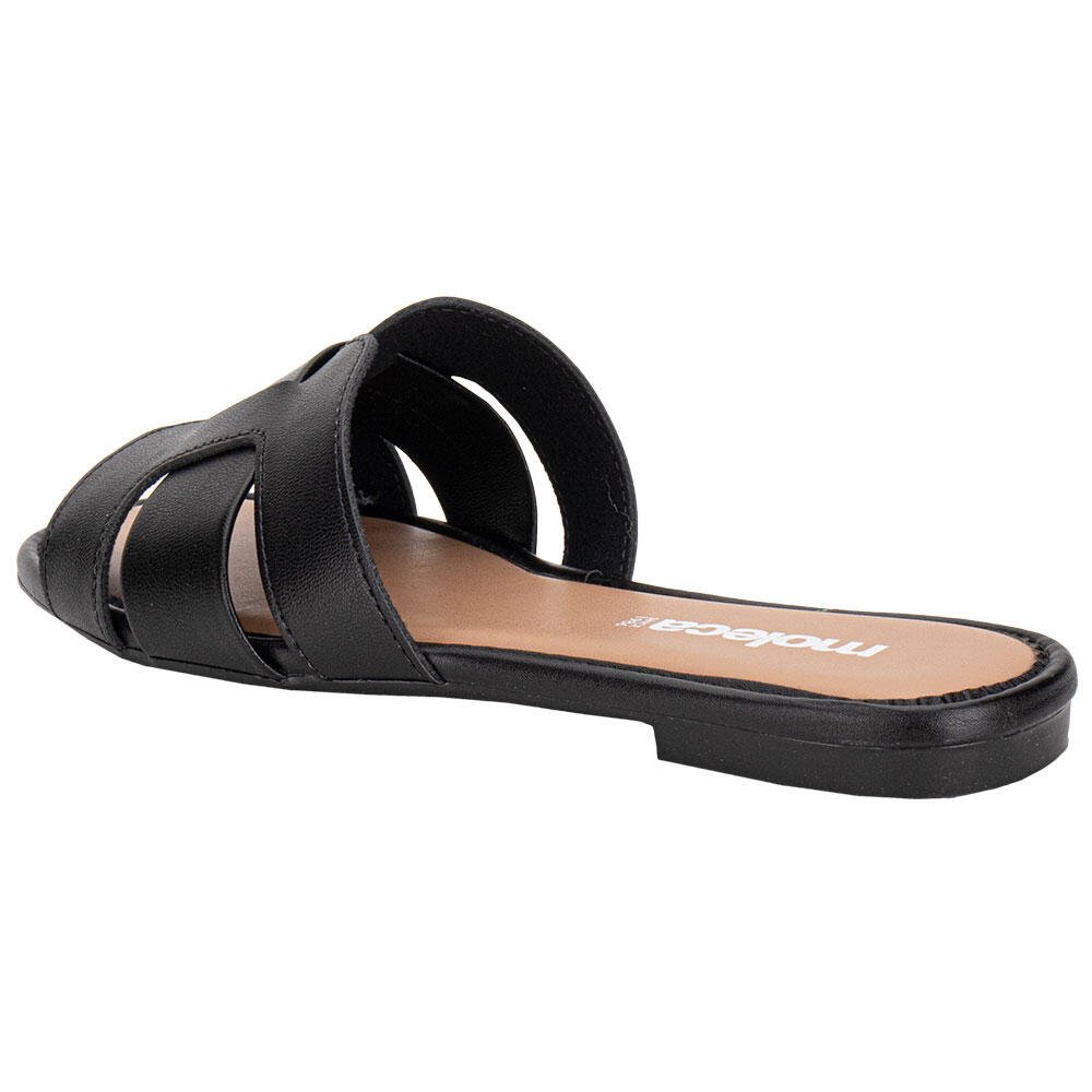 TAMANCO FEMININO FLAT MOLECA 5435553 Preto 3
