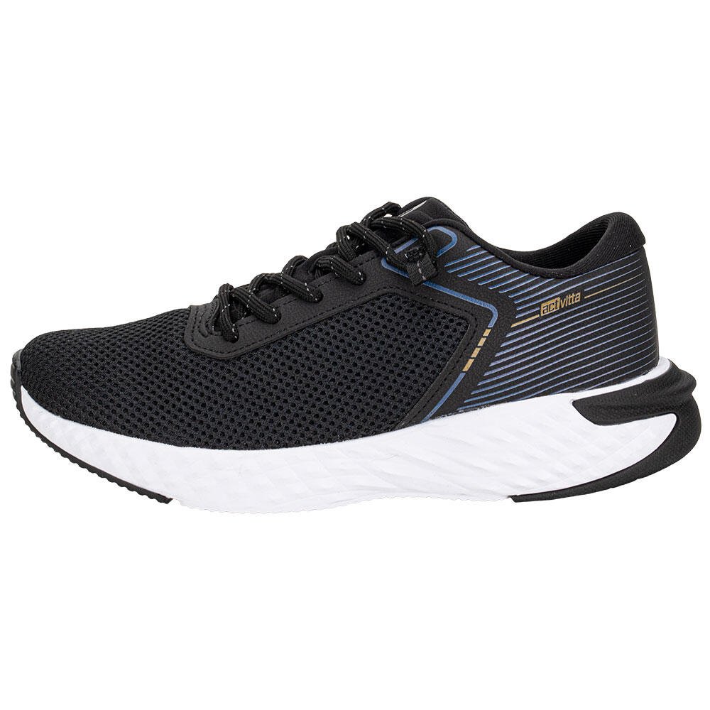 TÊNIS MASCULINO ACTVITTA 4930105 Preto/Azul 2