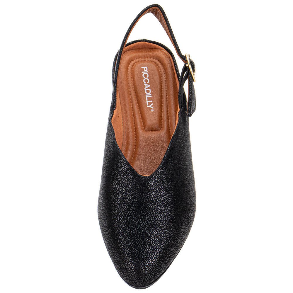 SAPATO FEMININO SALTO GROSSO PICCADILLY 265001 Preto 4