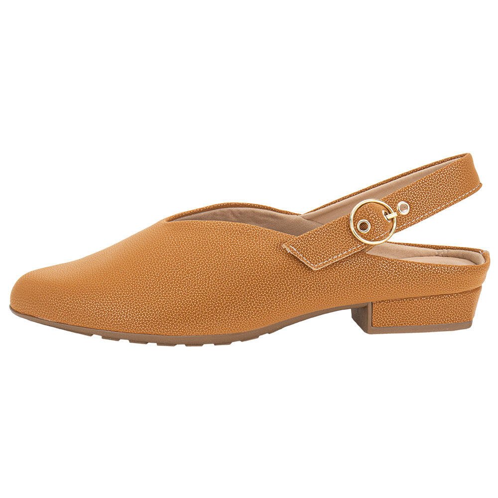 SAPATO FEMININO SALTO GROSSO PICCADILLY 265001 Caramelo 2
