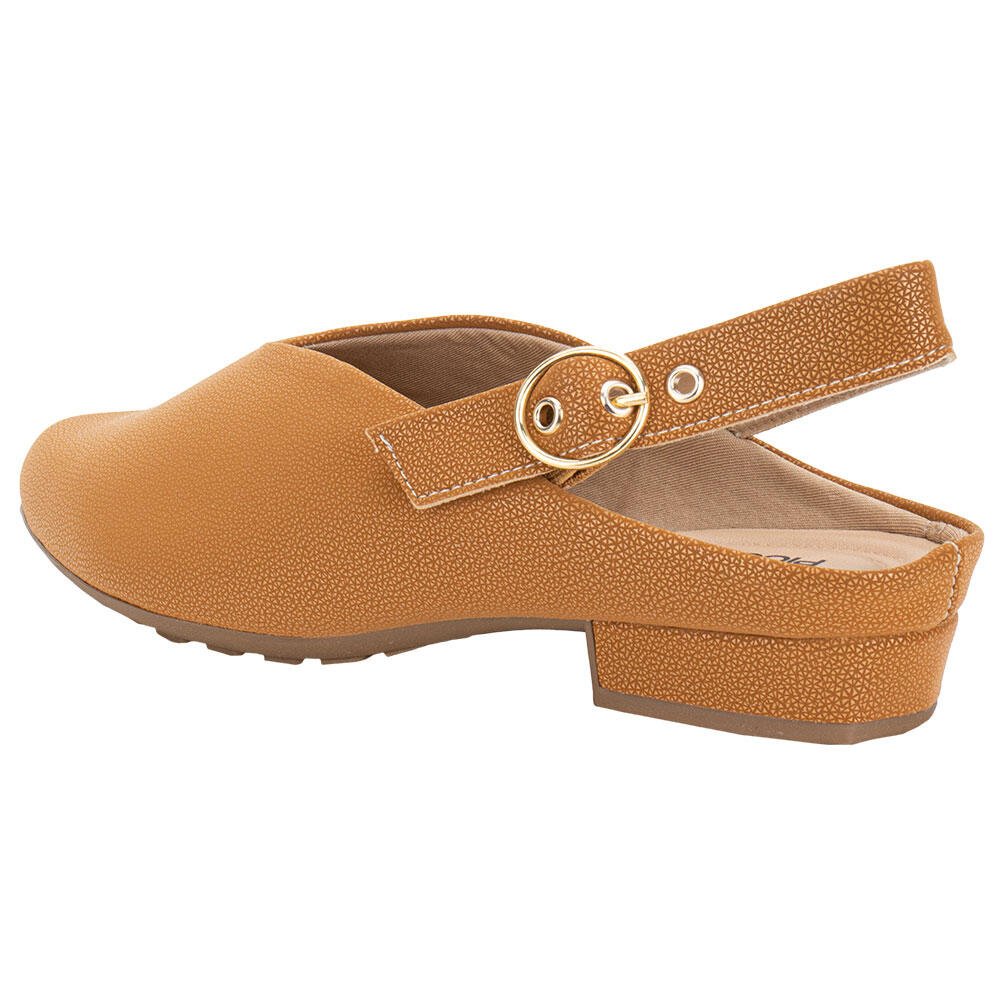 SAPATO FEMININO SALTO GROSSO PICCADILLY 265001 Caramelo 3