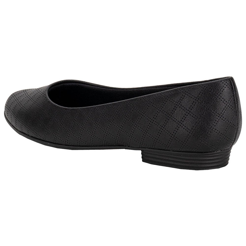 SAPATILHA FEMININA FLAT PICCADILLY 250115 Preto 3