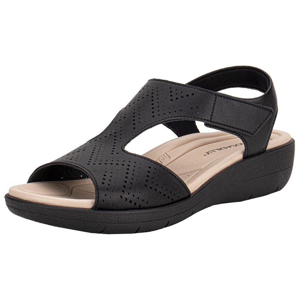 SANDÁLIA FEMININA ANABELA PICCADILLY 239030 Preto 1