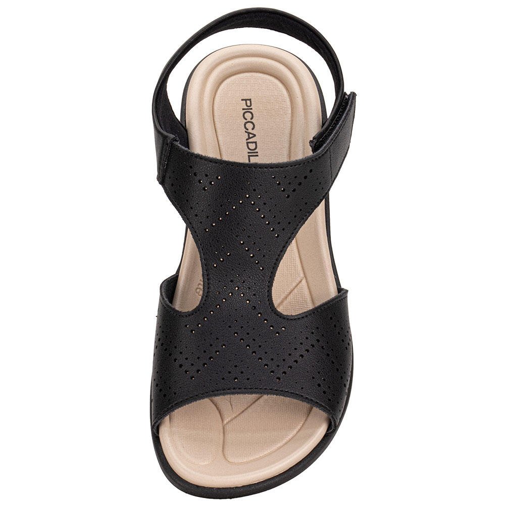 SANDÁLIA FEMININA ANABELA PICCADILLY 239030 Preto 5