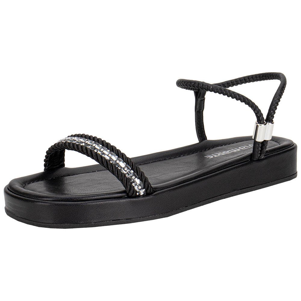 SANDÁLIA FEMININA FLAT VIA MARTE 109027