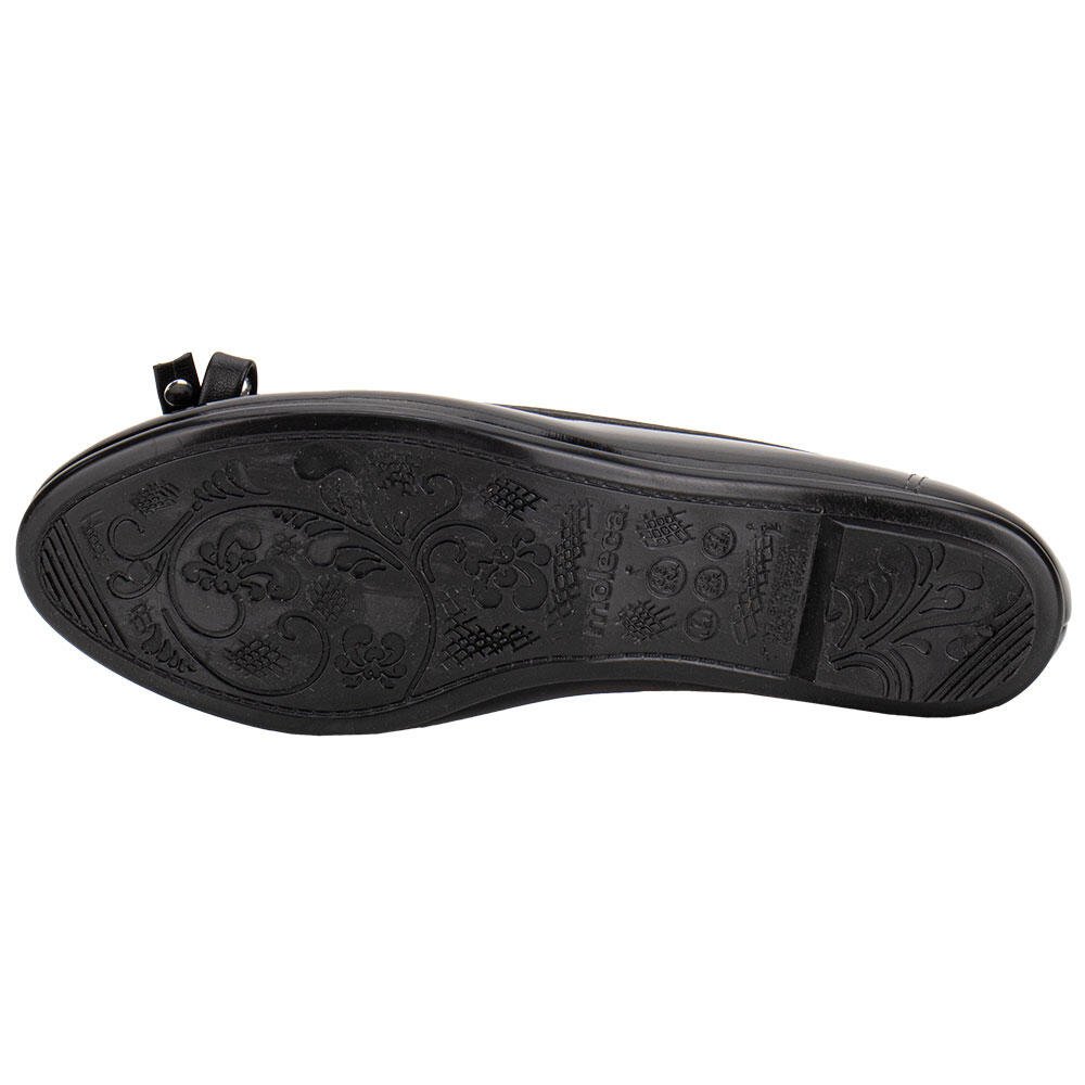 SAPATILHA FEMININA FLAT MOLECA 50271486 Verniz/Preto 4