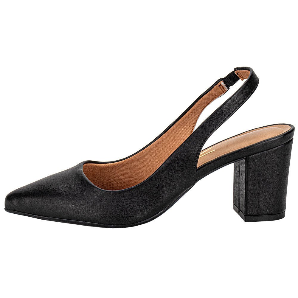 SAPATO FEMININO SALTO GROSSO VIZZANO 1290503 Preto 2