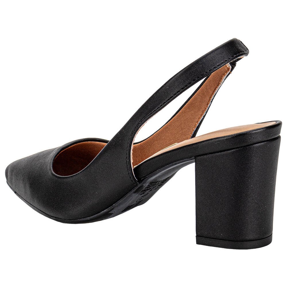 SAPATO FEMININO SALTO GROSSO VIZZANO 1290503 Preto 3