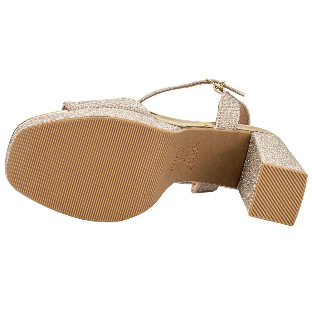SANDÁLIA FEMININA MEIA PATA VIZZANO 6551100 Dourado 4