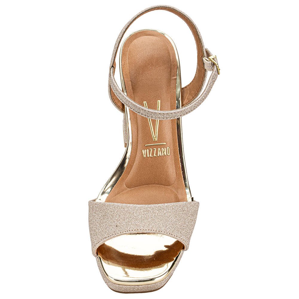 SANDÁLIA FEMININA MEIA PATA VIZZANO 6551100 Dourado 5