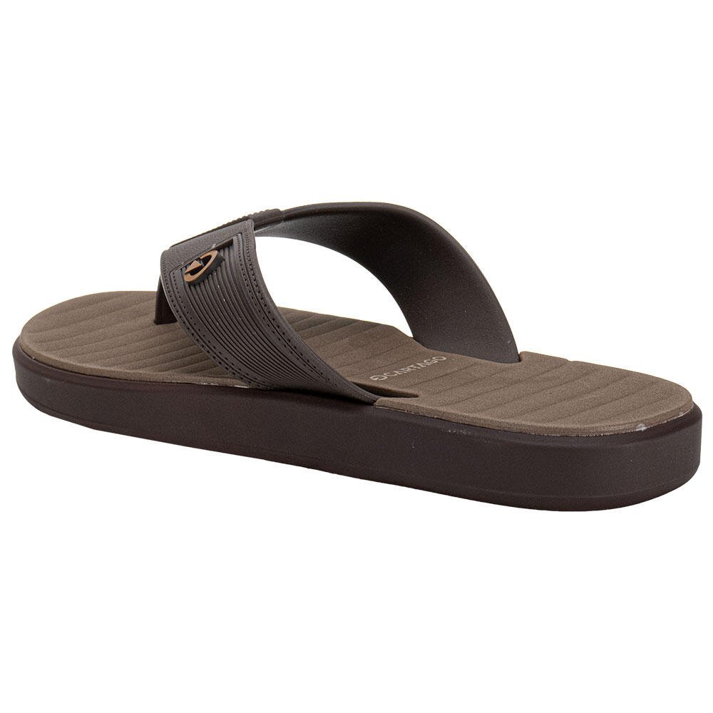 KIT CHINELO MASCULINO MEDELIN E CARTEIRA CARTAGO 12534 Marrom 4
