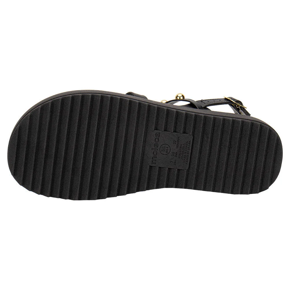 SANDÁLIA FEMININA FLAT MOLECA 5489119 Preto 4